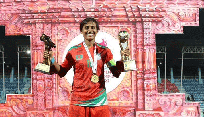 মালদ্বীপের ক্লাবে খেলতে গেলেন সাফজয়ী অধিনায়ক সাবিনা