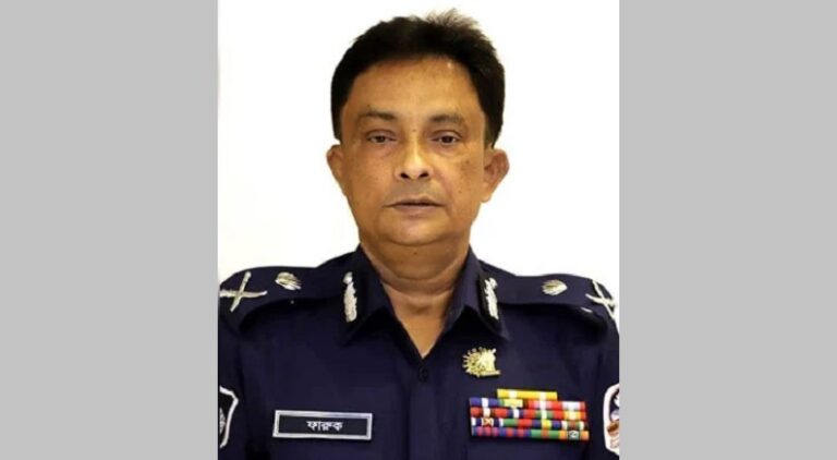 ডিএমপির নতুন কমিশনার খন্দকার গোলাম ফারুক