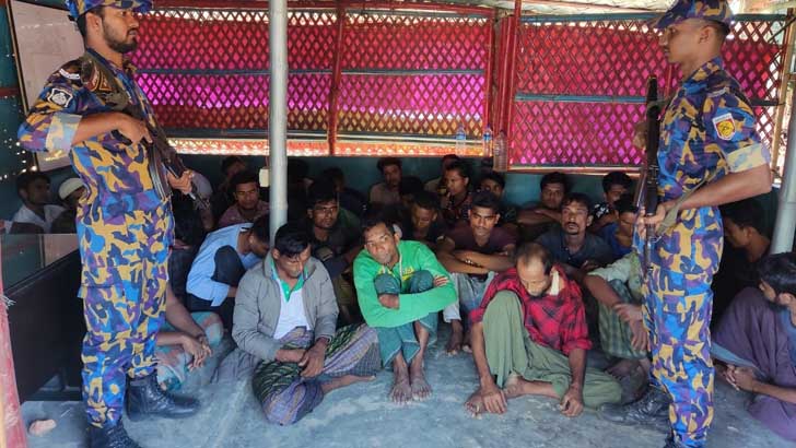 রোহিঙ্গা ক্যাম্প থেকে হত্যা-মাদক মামলার ৪১ আসামি গ্রেফতার
