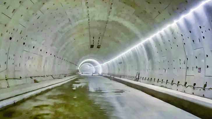 বঙ্গবন্ধু টানেলের প্রথম টিউব উদ্বোধন কাল