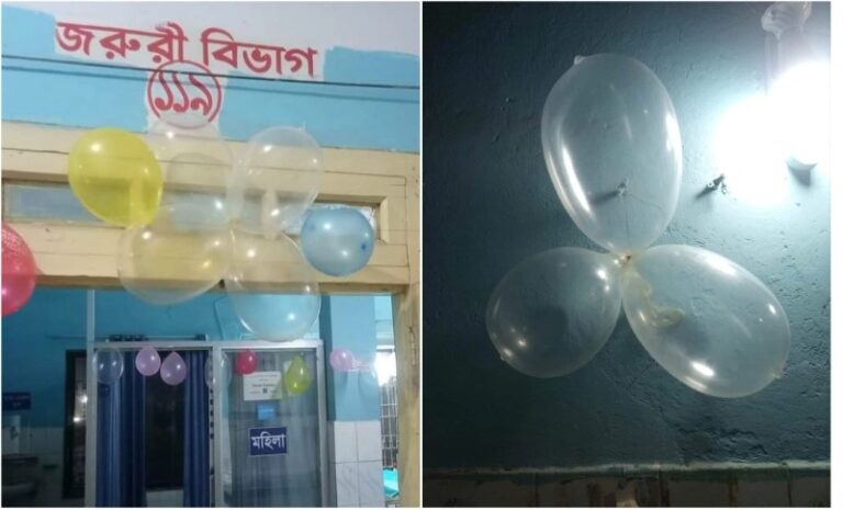 সরকারি কনডম দিয়ে বিজয় দিবসের সজ্জা, তদন্তে কমিটি