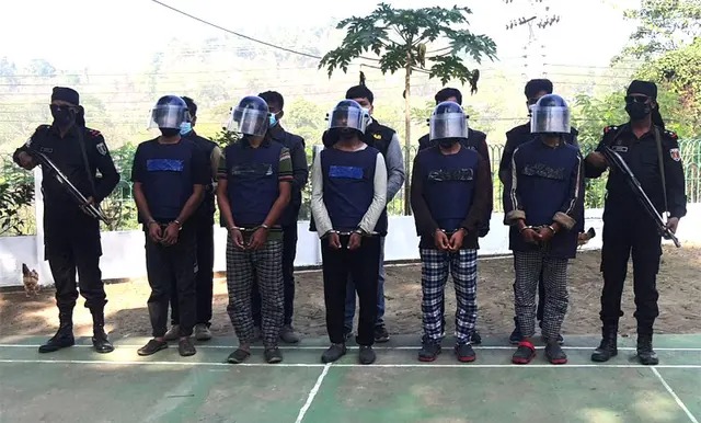 বান্দরবানে ৫ জঙ্গি গ্রেপ্তার