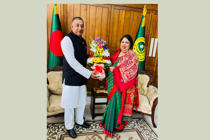 স্পিকারের সঙ্গে সৌজন্য সাক্ষাৎ এমপি এস.এম আল মামুনের
