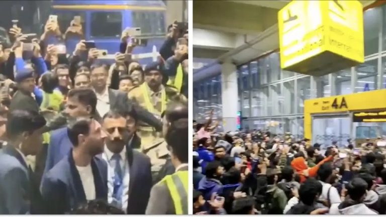কলকাতায় পৌঁছালেন মেসি, ভোররাতে বিমানবন্দরে ভক্তদের ঢল
