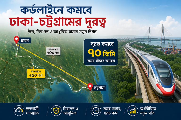 সাড়ে তিন ঘণ্টায় ঢাকা থেকে চট্টগ্রাম পৌঁছাবে ট্রেন