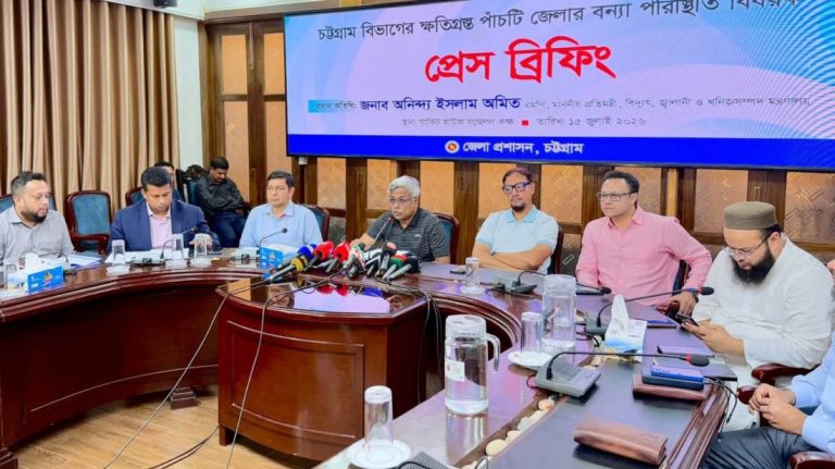 চট্টগ্রামে বন্যার শিকার ১১ লাখ মানুষ, হাজার কোটি টাকার ক্ষতি: জ্বালানি প্রতিমন্ত্রী