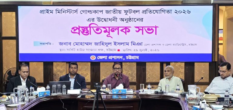প্রাইম মিনিস্টার্স গোল্ডকাপ জাতীয় ফুটবল প্রতিযোগিতা সফল করুন: মেয়র ডা. শাহাদাত হোসেন
