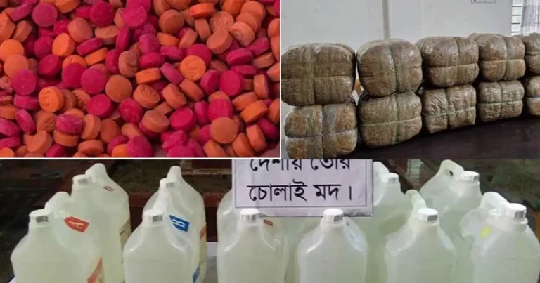 চট্টগ্রামে একদিনে বিপুল পরিমাণ মাদক উদ্ধার, গ্রেপ্তার ১৭২ জন