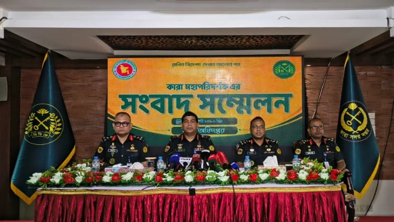 কারাগারগুলোর ধারণক্ষমতা ৪৫ হাজার বর্তমানে আছে ৯৮ হাজার