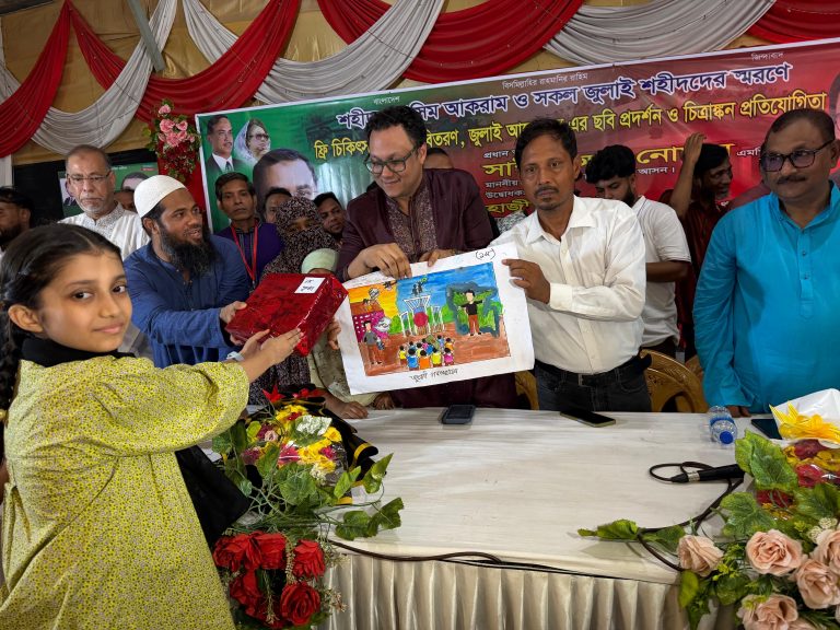 জুলাই শহীদ পরিবারের পাশে সাঈদ আল নোমান
