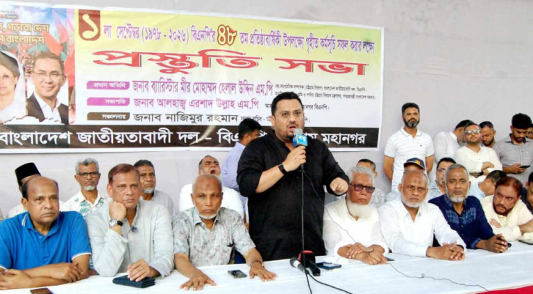 পরাজিত পলাতক শক্তির ষড়যন্ত্র মোকাবিলায় বিএনপি প্রস্তুত: মীর হেলাল