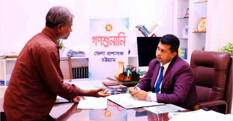 এক টেবিলে ২৭ মানুষের কথা শুনলেন জেলা প্রশাসক
